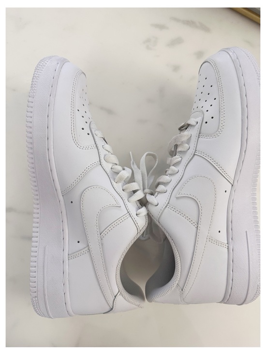 Custom Nike Air Force 1 Low White Black Drip Swoosh Sneakers Men’s size 9 main image 4